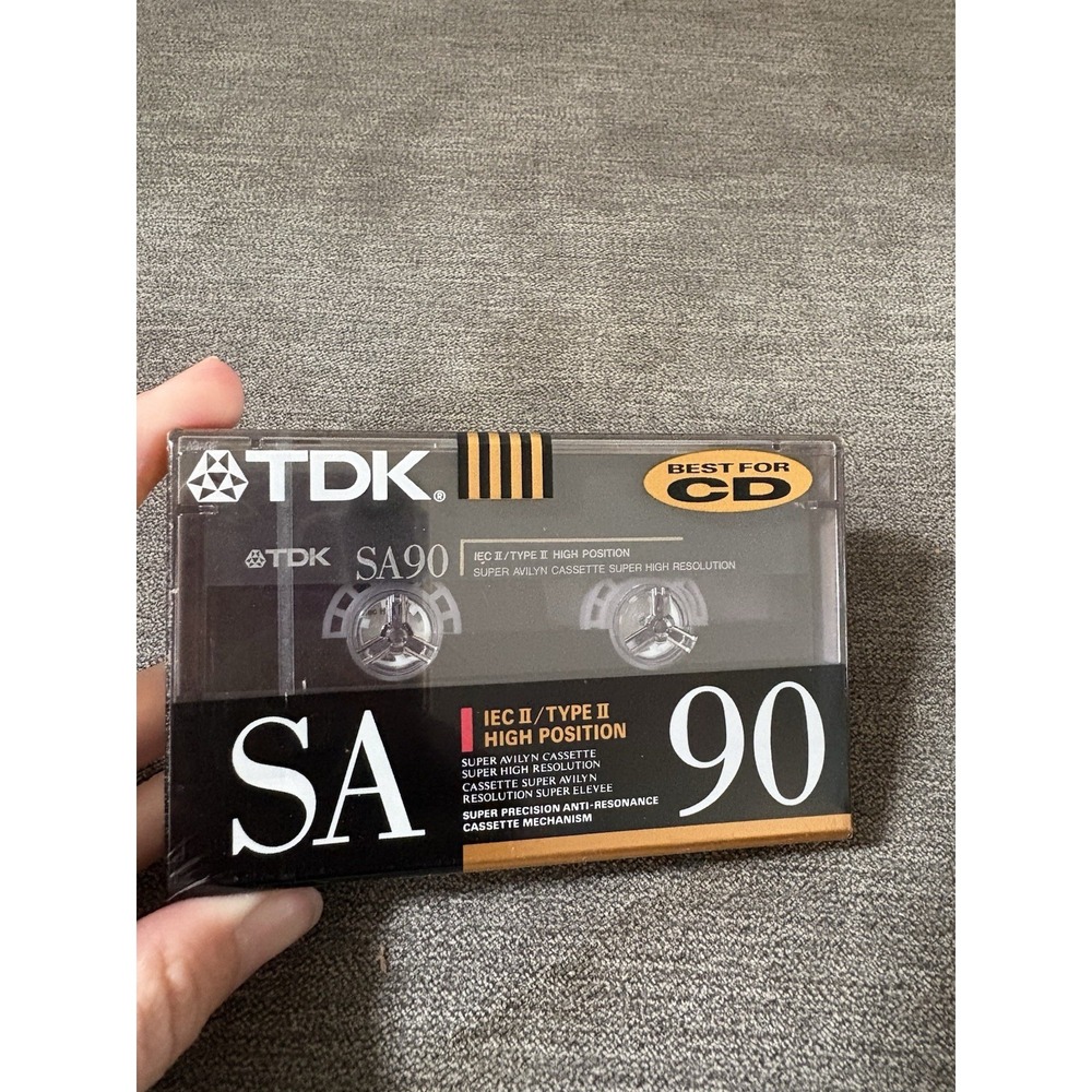TDK SA 90 Cassette Tapes High Bias Type II Brand New Factory Sealed